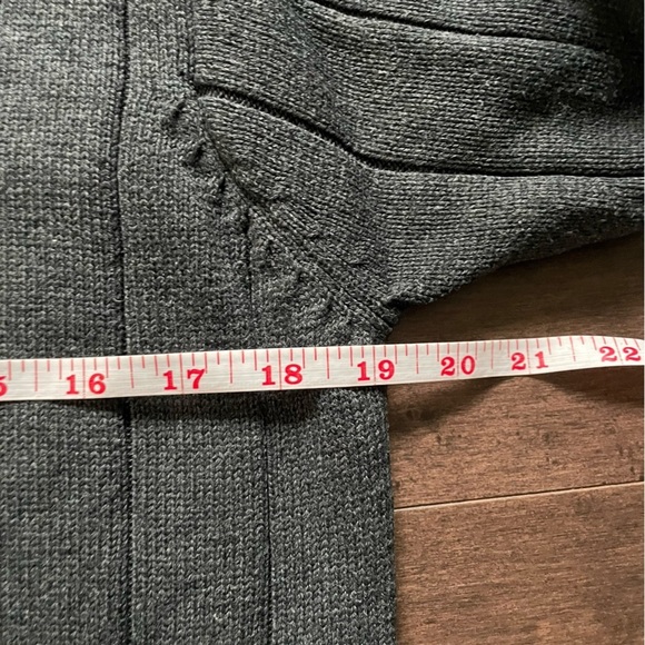 London Fog Navy Blue Zip Collar Sweater Men’s Medium 100% Cotton - Picture 6 of 8